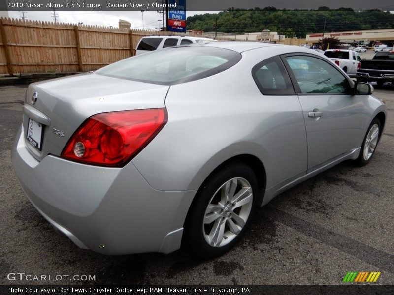 Radiant Silver / Charcoal 2010 Nissan Altima 2.5 S Coupe