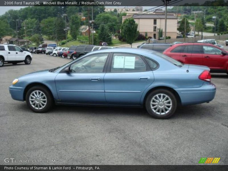 Windveil Blue Metallic / Medium/Dark Flint Grey 2006 Ford Taurus SE