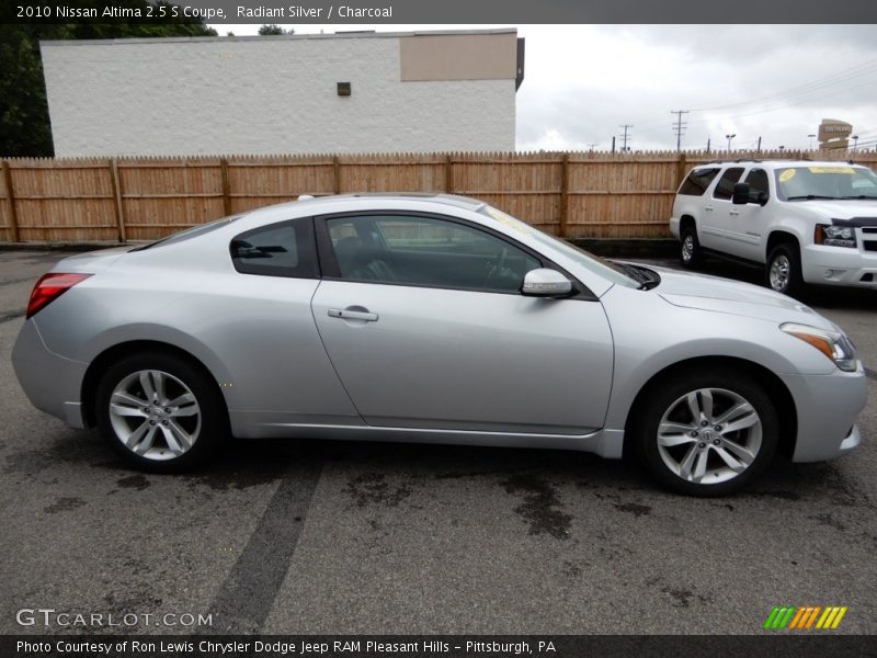 Radiant Silver / Charcoal 2010 Nissan Altima 2.5 S Coupe