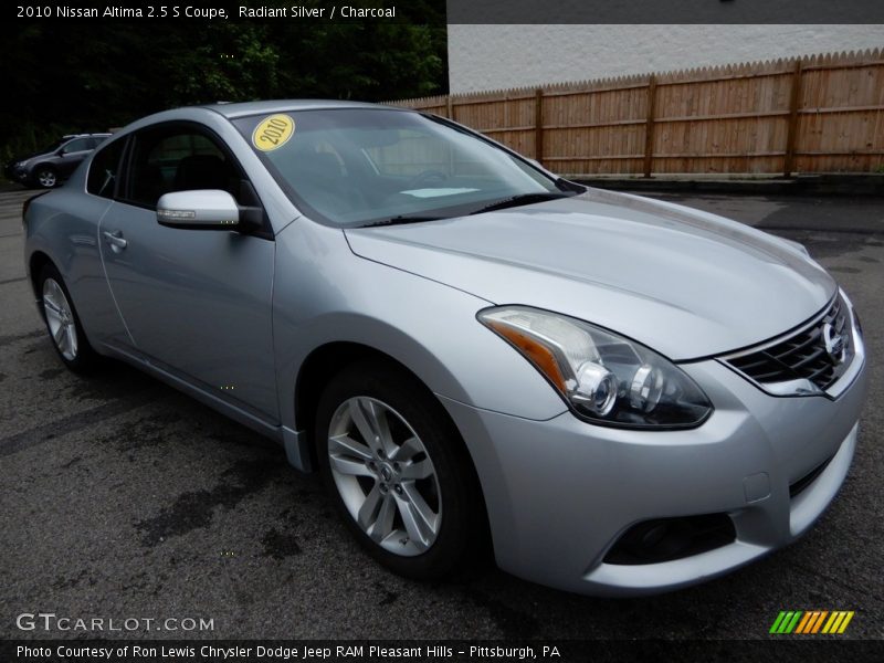 Radiant Silver / Charcoal 2010 Nissan Altima 2.5 S Coupe