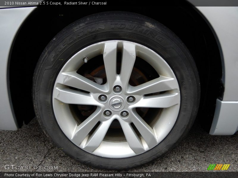 Radiant Silver / Charcoal 2010 Nissan Altima 2.5 S Coupe