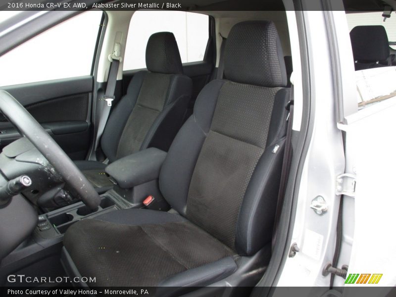 Alabaster Silver Metallic / Black 2016 Honda CR-V EX AWD