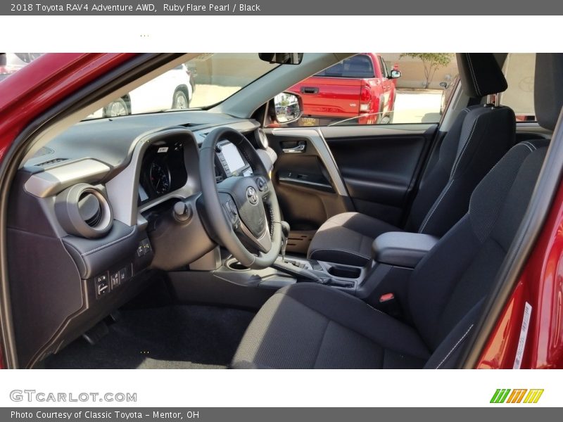 Ruby Flare Pearl / Black 2018 Toyota RAV4 Adventure AWD
