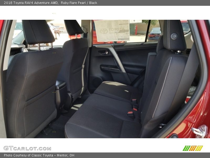 Ruby Flare Pearl / Black 2018 Toyota RAV4 Adventure AWD