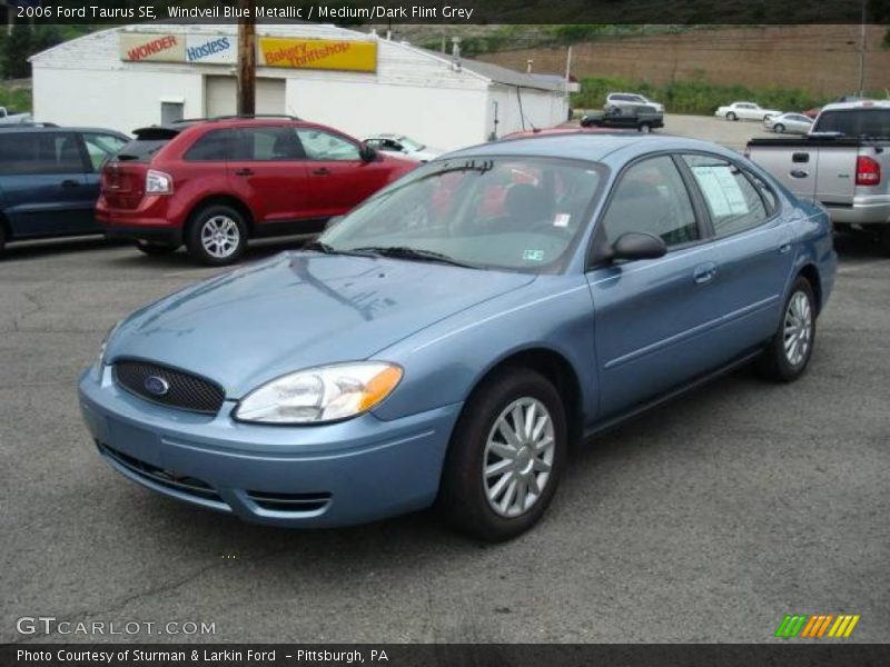 Windveil Blue Metallic / Medium/Dark Flint Grey 2006 Ford Taurus SE