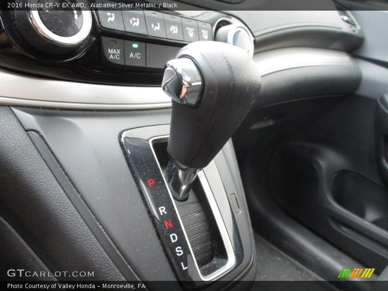 Alabaster Silver Metallic / Black 2016 Honda CR-V EX AWD