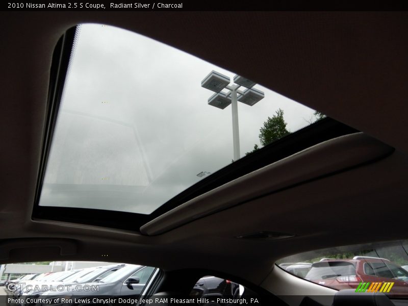 Radiant Silver / Charcoal 2010 Nissan Altima 2.5 S Coupe