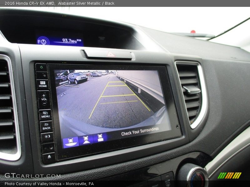 Alabaster Silver Metallic / Black 2016 Honda CR-V EX AWD