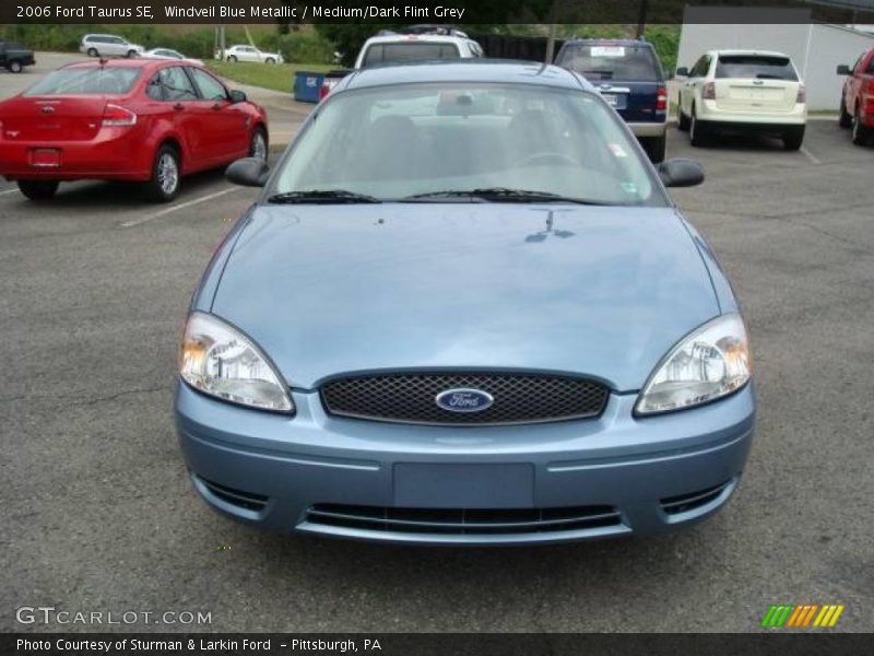 Windveil Blue Metallic / Medium/Dark Flint Grey 2006 Ford Taurus SE