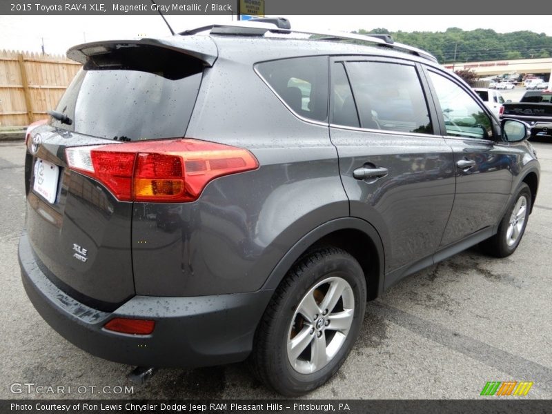 Magnetic Gray Metallic / Black 2015 Toyota RAV4 XLE