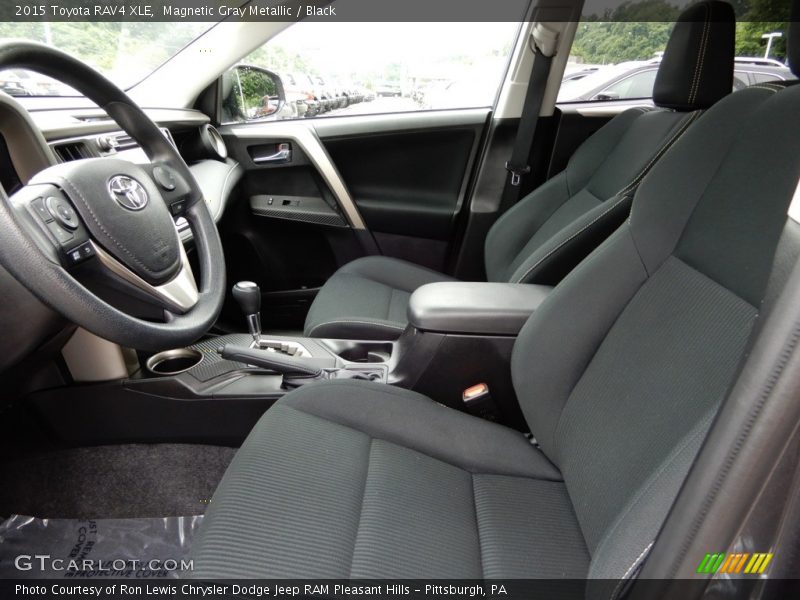 Magnetic Gray Metallic / Black 2015 Toyota RAV4 XLE