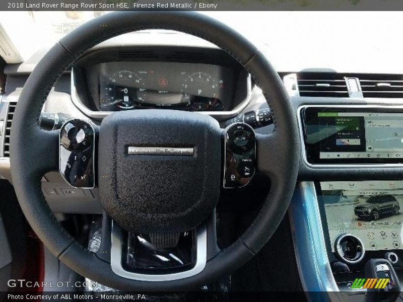  2018 Range Rover Sport HSE Steering Wheel
