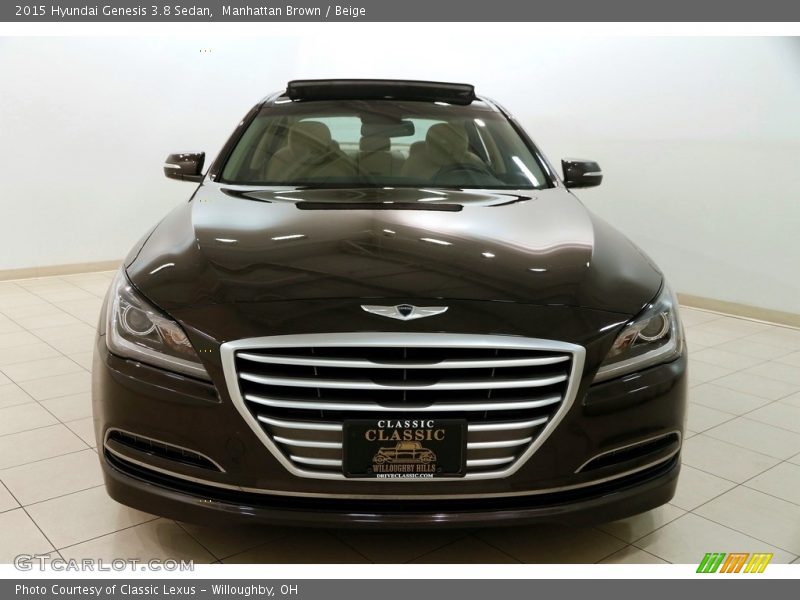 Manhattan Brown / Beige 2015 Hyundai Genesis 3.8 Sedan