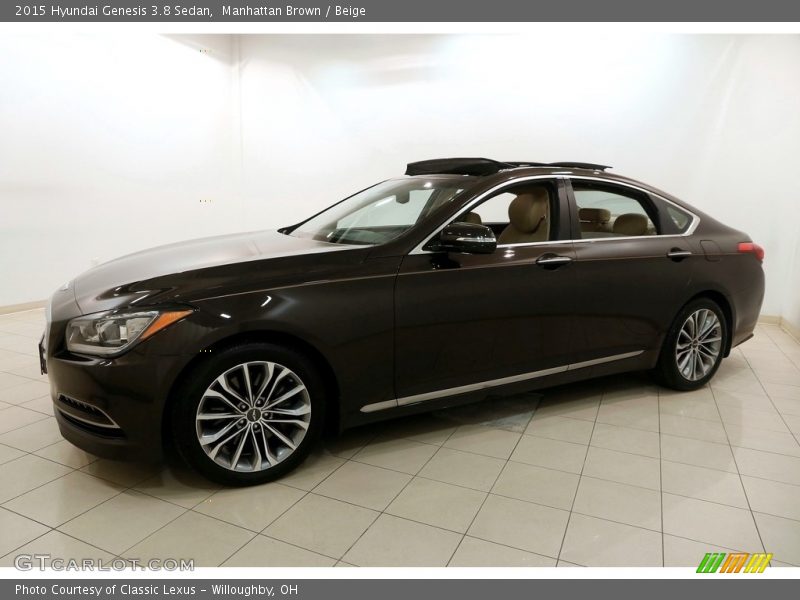 Manhattan Brown / Beige 2015 Hyundai Genesis 3.8 Sedan
