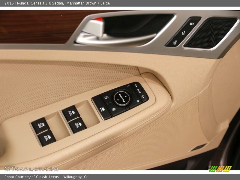 Manhattan Brown / Beige 2015 Hyundai Genesis 3.8 Sedan