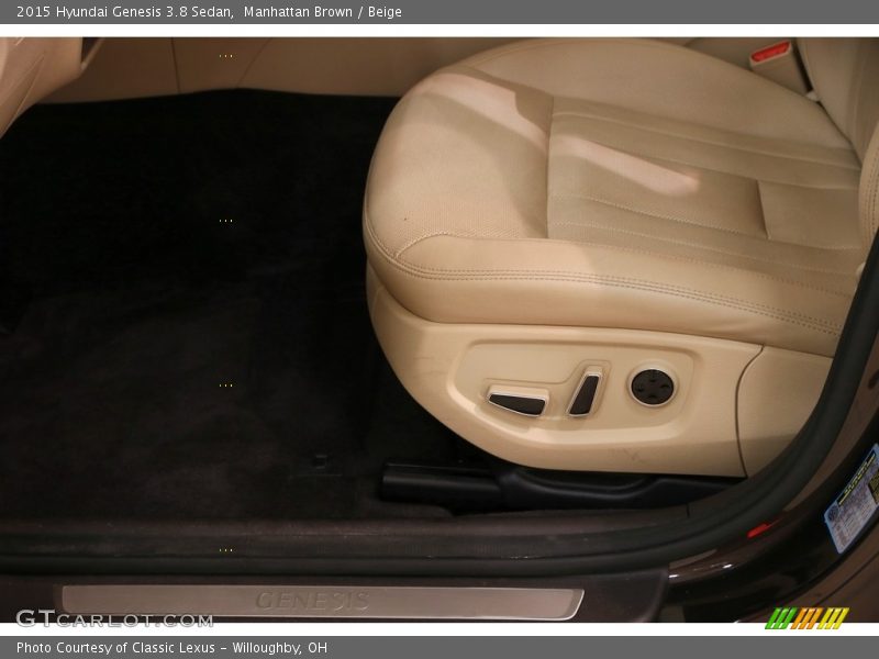 Manhattan Brown / Beige 2015 Hyundai Genesis 3.8 Sedan