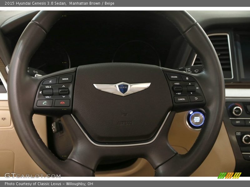 Manhattan Brown / Beige 2015 Hyundai Genesis 3.8 Sedan