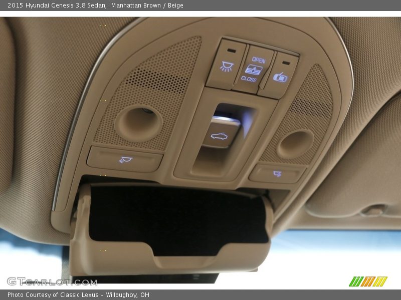 Manhattan Brown / Beige 2015 Hyundai Genesis 3.8 Sedan