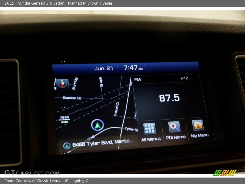 Manhattan Brown / Beige 2015 Hyundai Genesis 3.8 Sedan