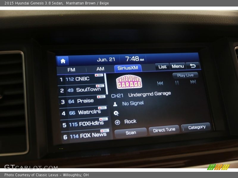 Manhattan Brown / Beige 2015 Hyundai Genesis 3.8 Sedan