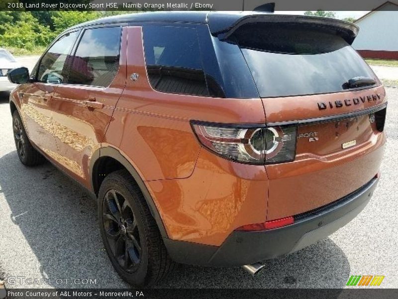 Namib Orange Metallic / Ebony 2018 Land Rover Discovery Sport HSE