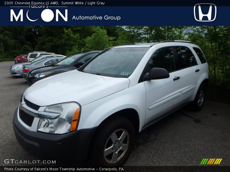 Summit White / Light Gray 2005 Chevrolet Equinox LS AWD