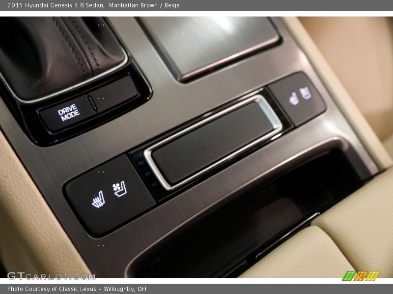 Manhattan Brown / Beige 2015 Hyundai Genesis 3.8 Sedan