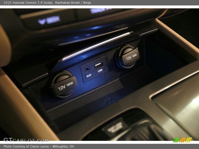 Manhattan Brown / Beige 2015 Hyundai Genesis 3.8 Sedan