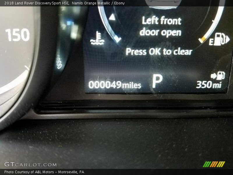 Namib Orange Metallic / Ebony 2018 Land Rover Discovery Sport HSE