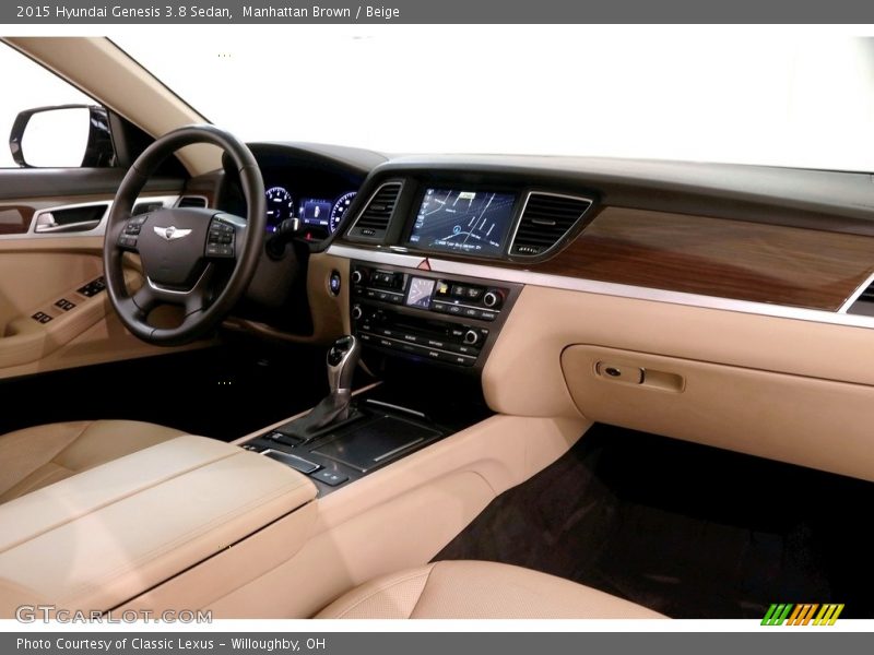 Manhattan Brown / Beige 2015 Hyundai Genesis 3.8 Sedan