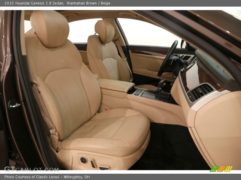 Manhattan Brown / Beige 2015 Hyundai Genesis 3.8 Sedan