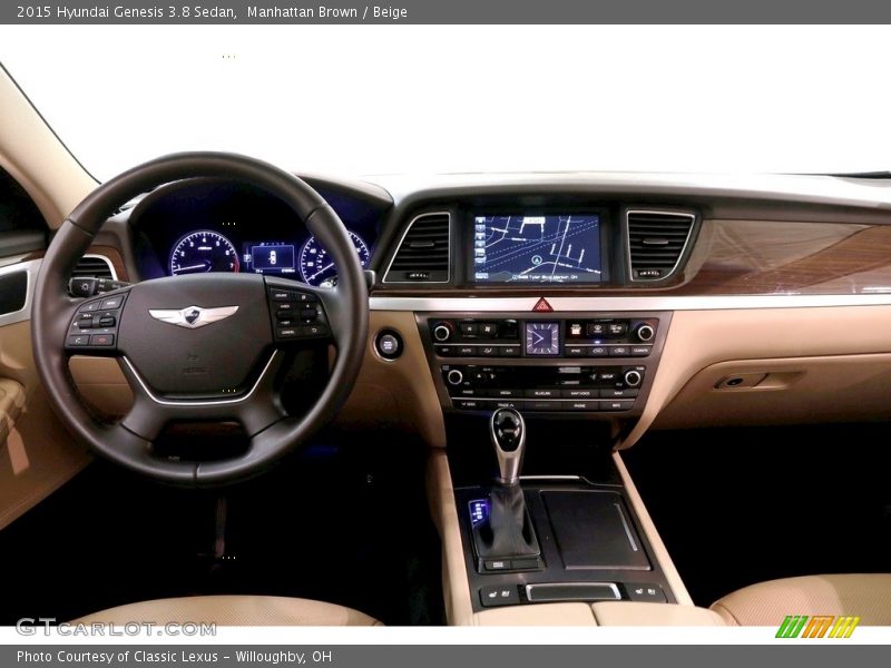 Manhattan Brown / Beige 2015 Hyundai Genesis 3.8 Sedan