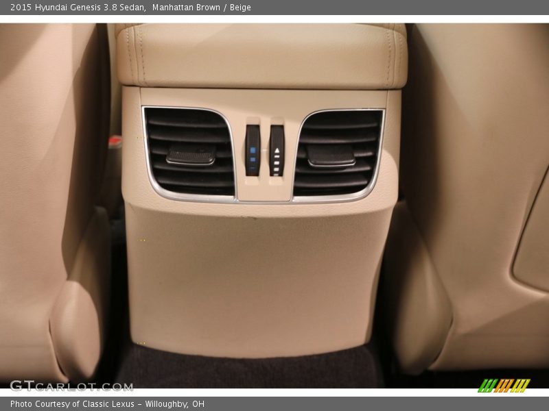 Manhattan Brown / Beige 2015 Hyundai Genesis 3.8 Sedan