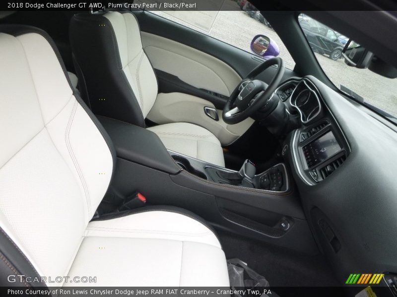 Plum Crazy Pearl / Black/Pearl 2018 Dodge Challenger GT AWD