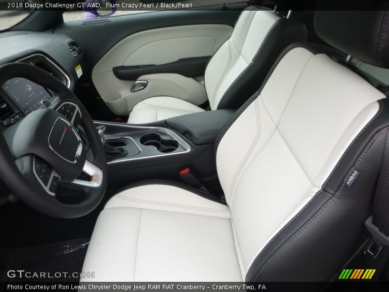 Plum Crazy Pearl / Black/Pearl 2018 Dodge Challenger GT AWD