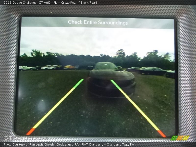 Plum Crazy Pearl / Black/Pearl 2018 Dodge Challenger GT AWD