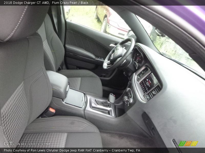 Plum Crazy Pearl / Black 2018 Dodge Charger GT AWD