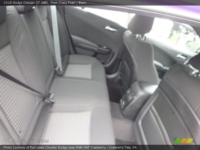 Plum Crazy Pearl / Black 2018 Dodge Charger GT AWD
