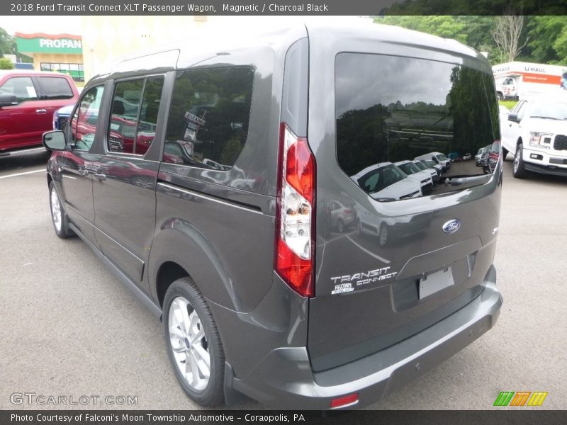 Magnetic / Charcoal Black 2018 Ford Transit Connect XLT Passenger Wagon
