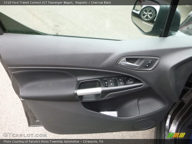 Magnetic / Charcoal Black 2018 Ford Transit Connect XLT Passenger Wagon