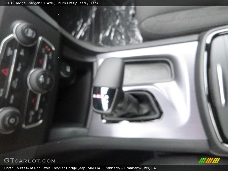 Plum Crazy Pearl / Black 2018 Dodge Charger GT AWD
