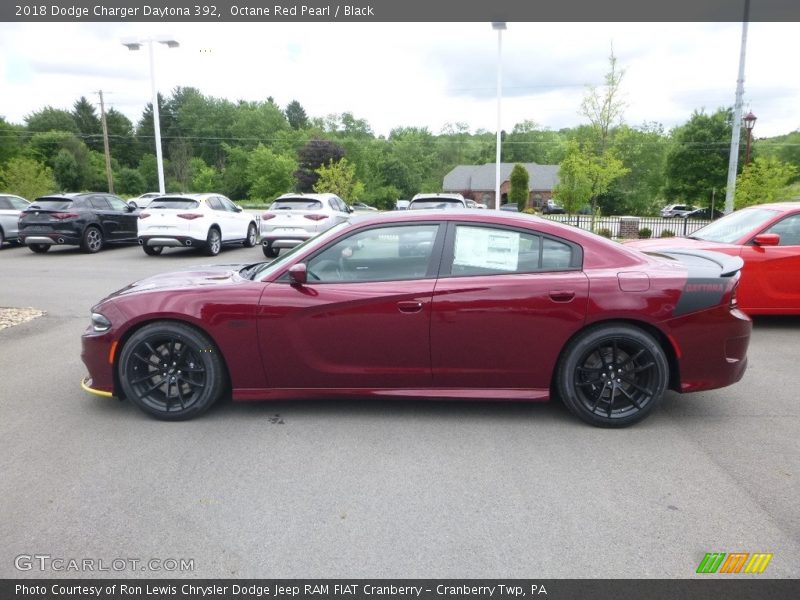 Octane Red Pearl / Black 2018 Dodge Charger Daytona 392