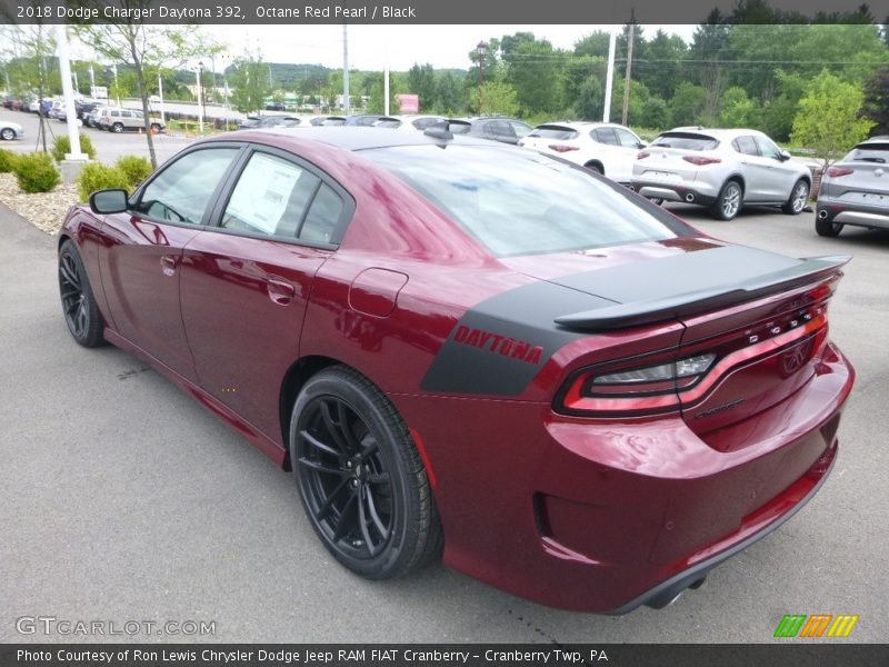 Octane Red Pearl / Black 2018 Dodge Charger Daytona 392