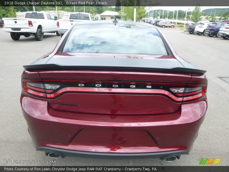 Octane Red Pearl / Black 2018 Dodge Charger Daytona 392