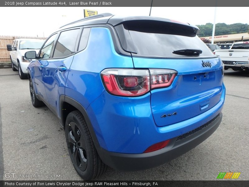 Laser Blue Pearl / Black 2018 Jeep Compass Latitude 4x4