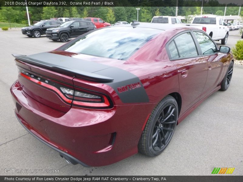 Octane Red Pearl / Black 2018 Dodge Charger Daytona 392