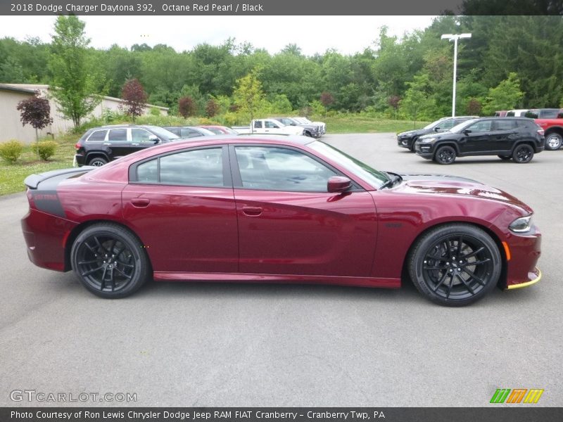 Octane Red Pearl / Black 2018 Dodge Charger Daytona 392