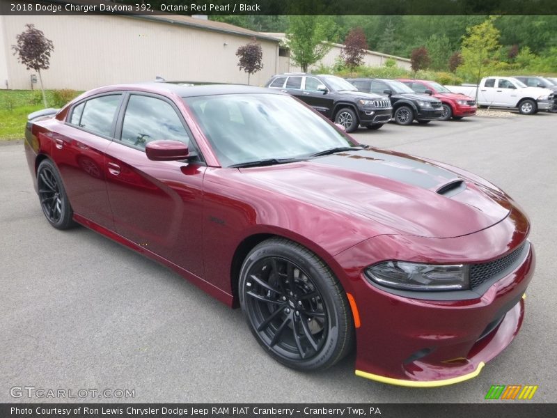 Octane Red Pearl / Black 2018 Dodge Charger Daytona 392