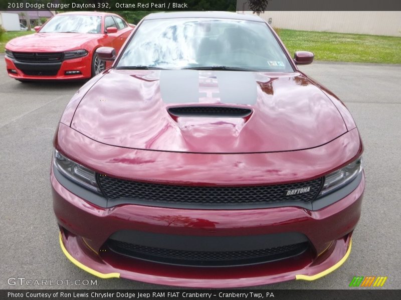 Octane Red Pearl / Black 2018 Dodge Charger Daytona 392