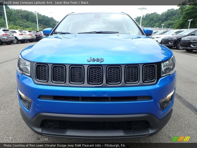 Laser Blue Pearl / Black 2018 Jeep Compass Latitude 4x4